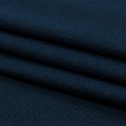 Navy Brushed Cotton Flannel Twill Folded