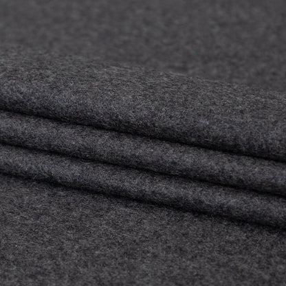 Italian Heathered Charcoal 100% Cashmere Folded