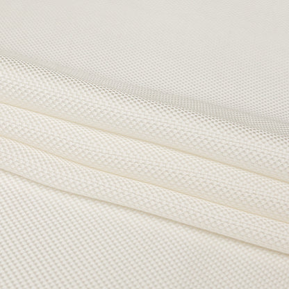 Luminous White Acetate Pique Folded