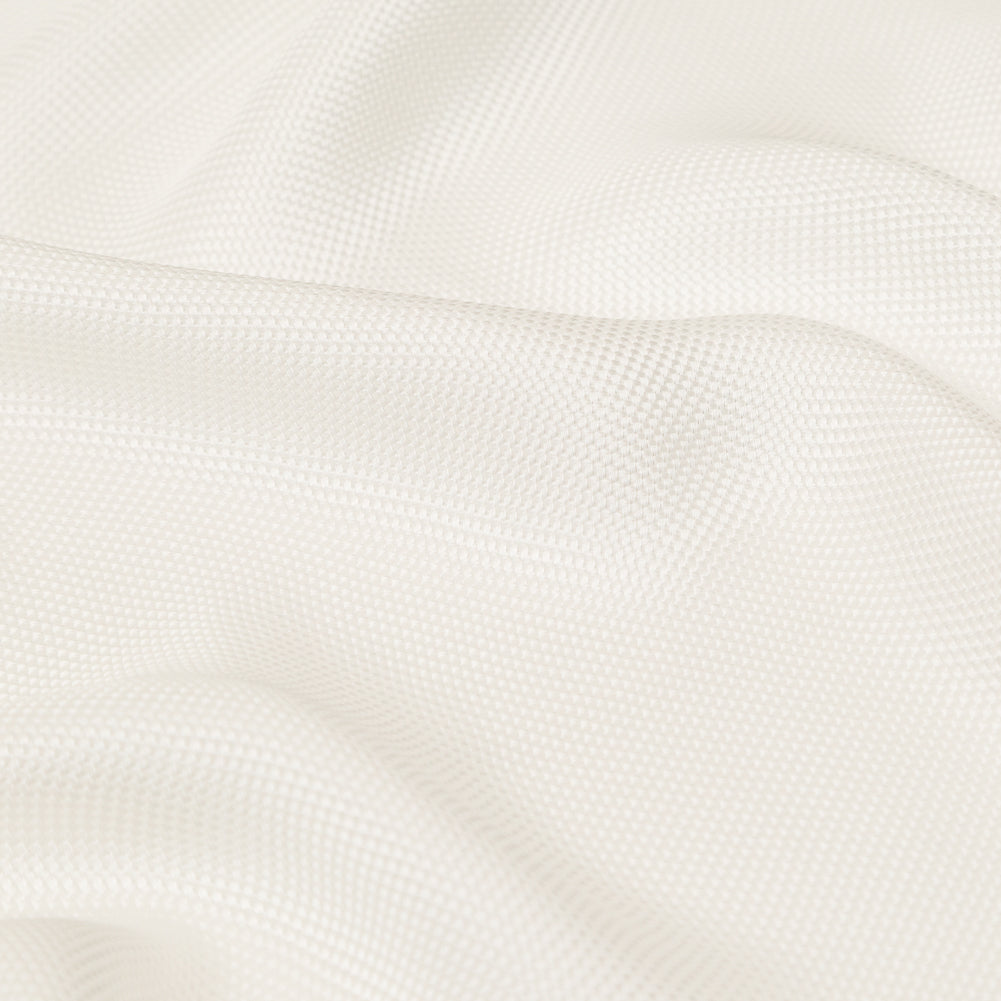 Luminous White Acetate Pique Detail