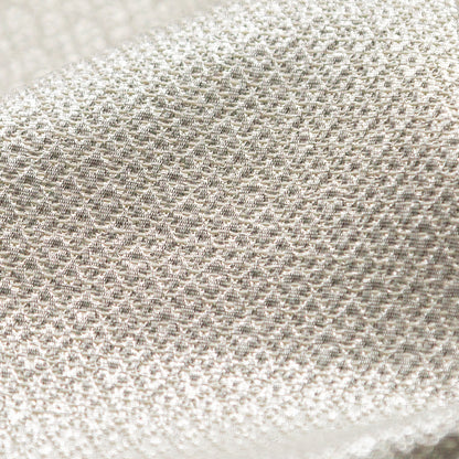 Phillip Lim Metallic Silver and Birch Diamond Patterned Cotton Tweed Detail