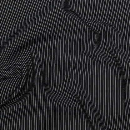 Phantom and Cool Gray Striped Ribbed Matelasse