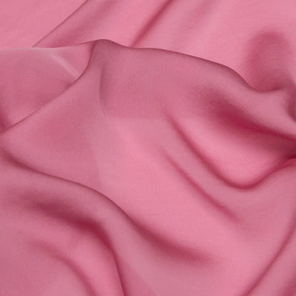 Mesa Rose Satin-Faced Silk Chiffon Detail