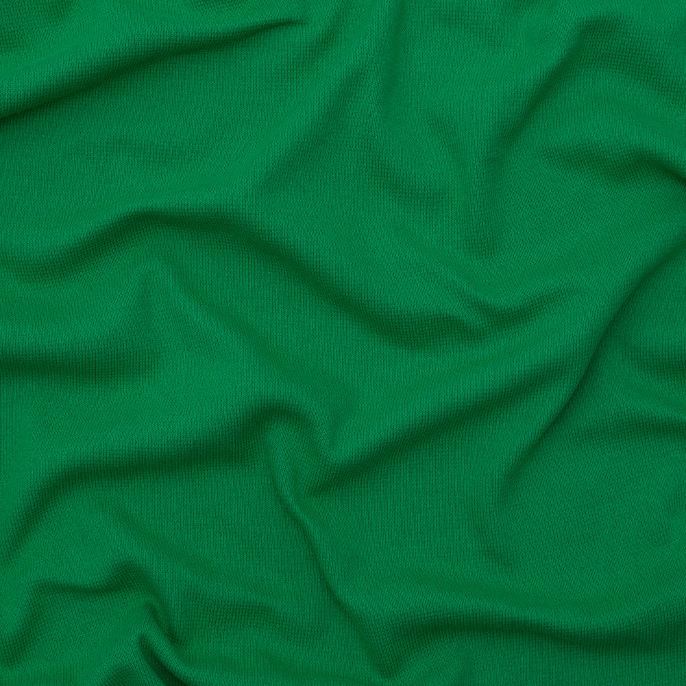 Deep Mint Heavy 1x1 Cotton Rib Knit