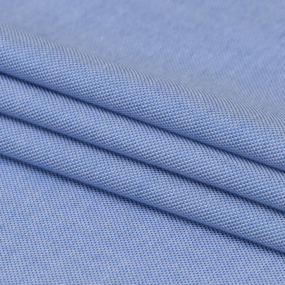 Heathered Hydrangea Mercerized Cotton Shirting Folded