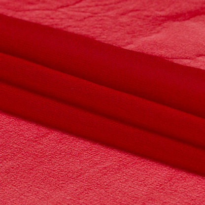 Milly Red Silk Chiffon Folded