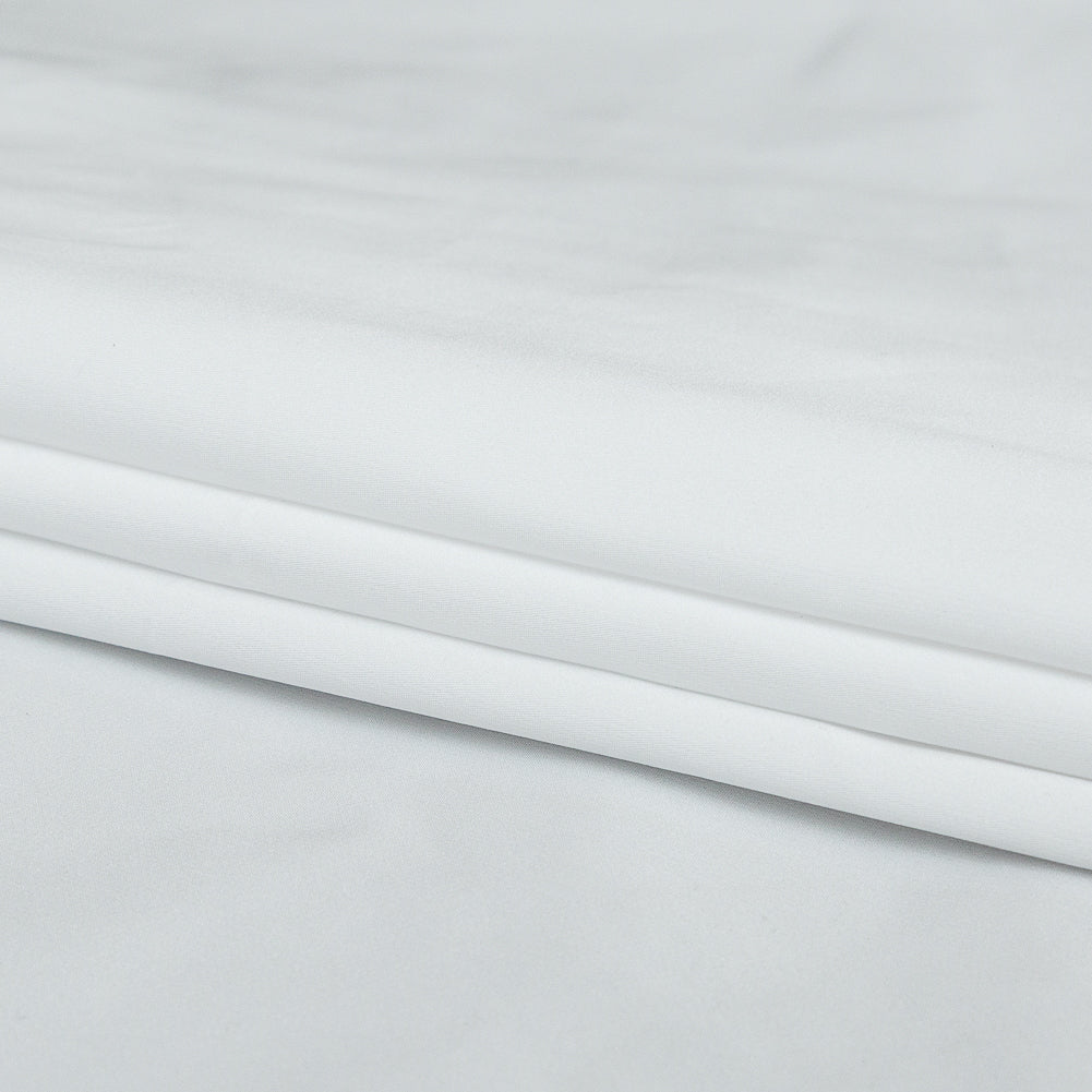 Italian Optic White Nylon Woven Folded