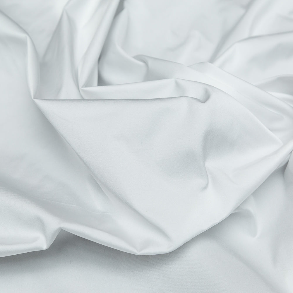 Italian Optic White Nylon Woven Detail