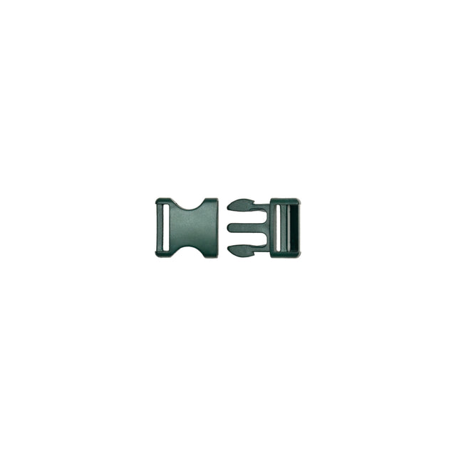Lucille Italian Small Hunter Green Plastic Release Buckle