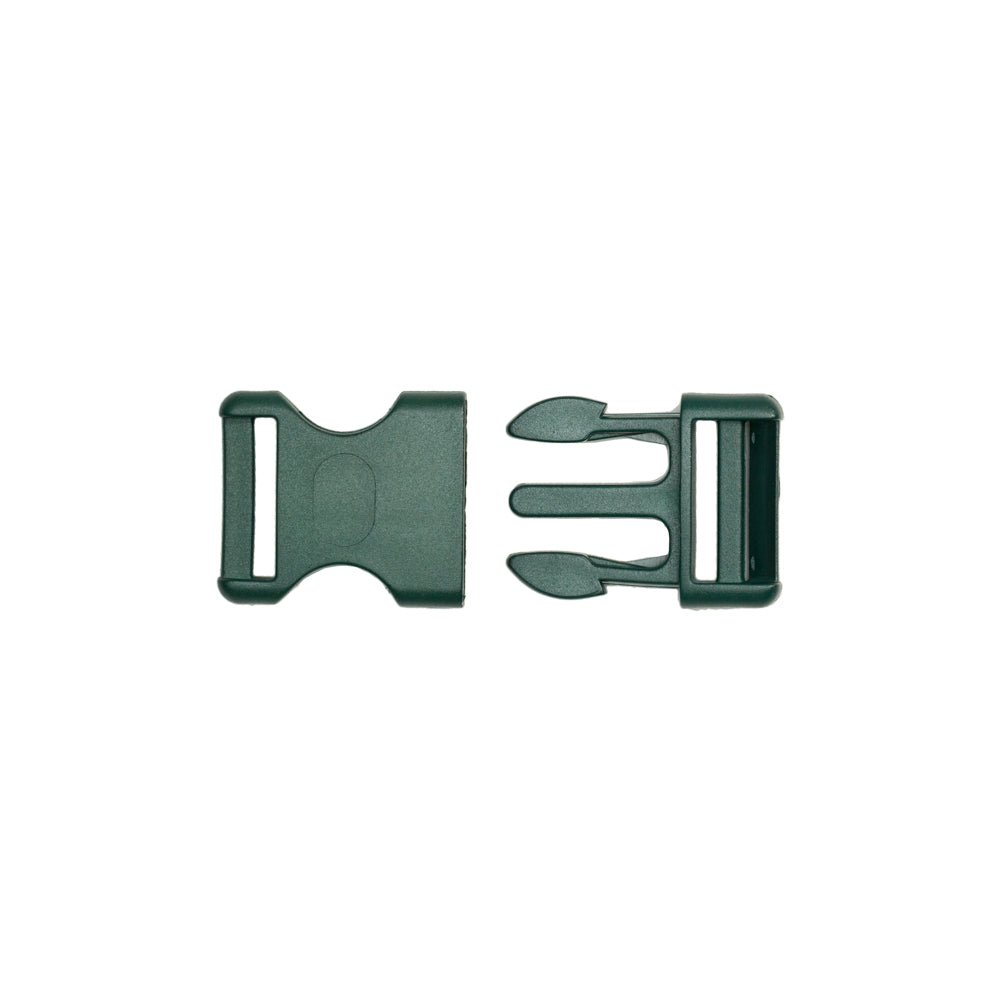 Lucille Italian Medium Hunter Green Plastic Release Buckle