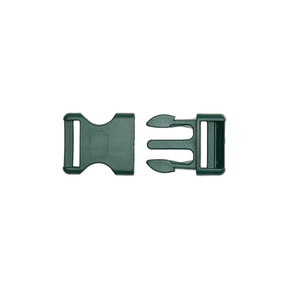 Lucille Italian Medium Hunter Green Plastic Release Buckle