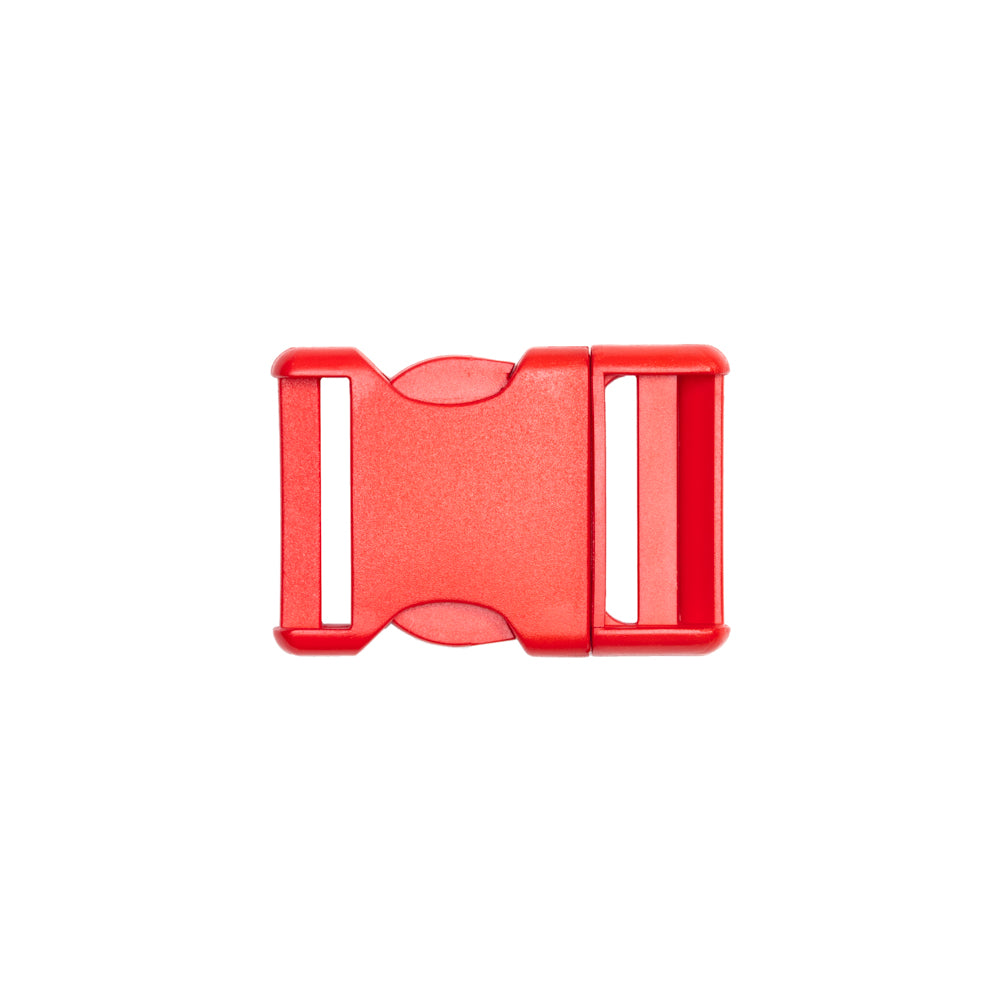 Lucille Lucille Italian Large Fiery Red Plastic Release Buckle Detail