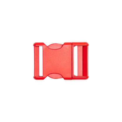 Lucille Lucille Italian Large Fiery Red Plastic Release Buckle Detail