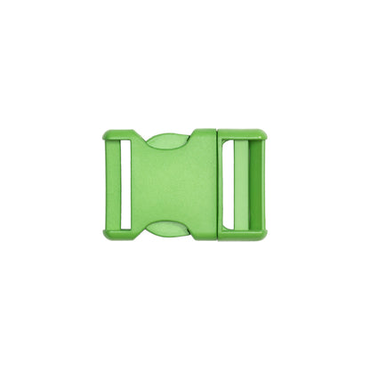 Lucille Italian Large Jasmine Green Plastic Release Buckle Detail