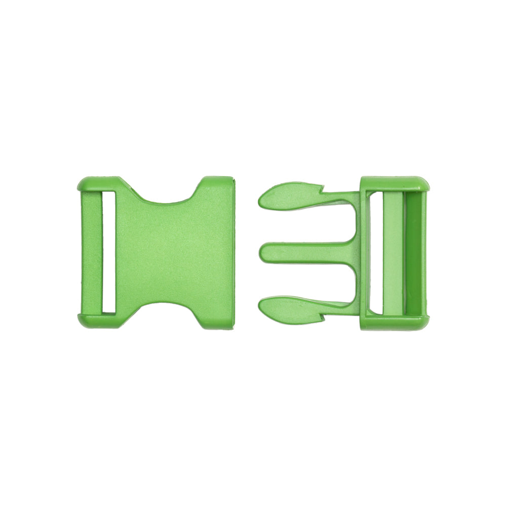 Lucille Italian Large Jasmine Green Plastic Release Buckle