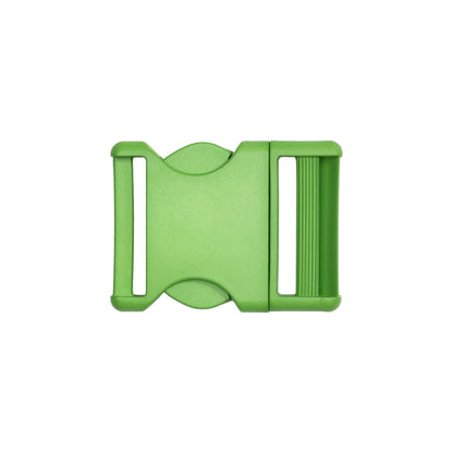 Lucille Italian Extra Large Jasmine Green Plastic Release Buckle Detail