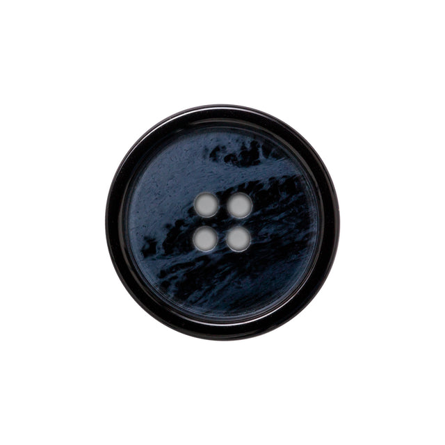 Italian Navy Abtract 4-Hole Plastic Button - 36L/23mm