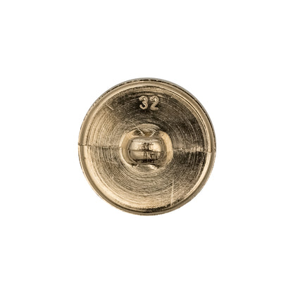 Italian Gold Crest Plastic Shank Back Button - 32L/20mm Detail