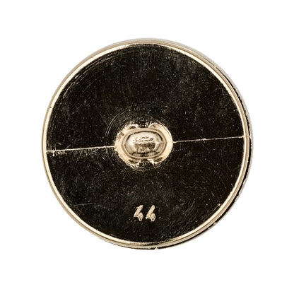 Italian Gold Crest Plastic Shank Back Button - 44L/28mm Detail