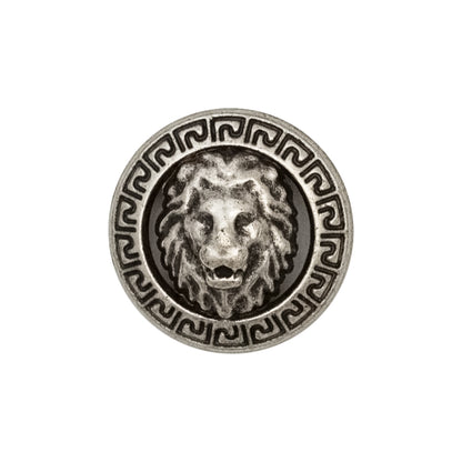 Italian Silver Metal Crest Shank Button - 36L/23mm