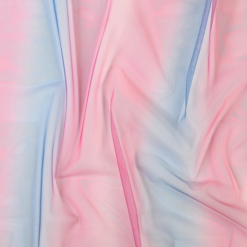Ombre Shadow Tulle - Fuchsia and Blue