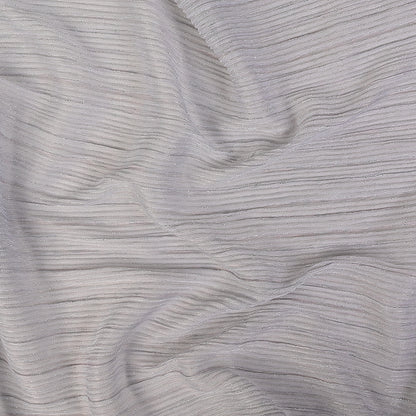 Metallic Stretch Plisse - Silver - Natalia Collection