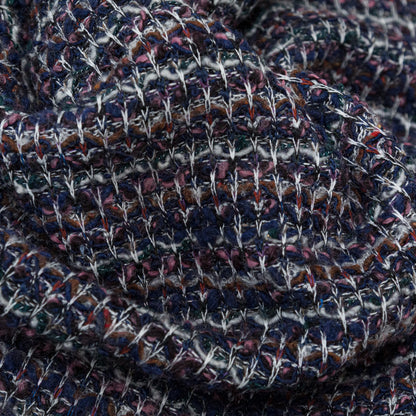 Eclipse, Botanical Garden and Rose Striped Blended Wool Knit Detail