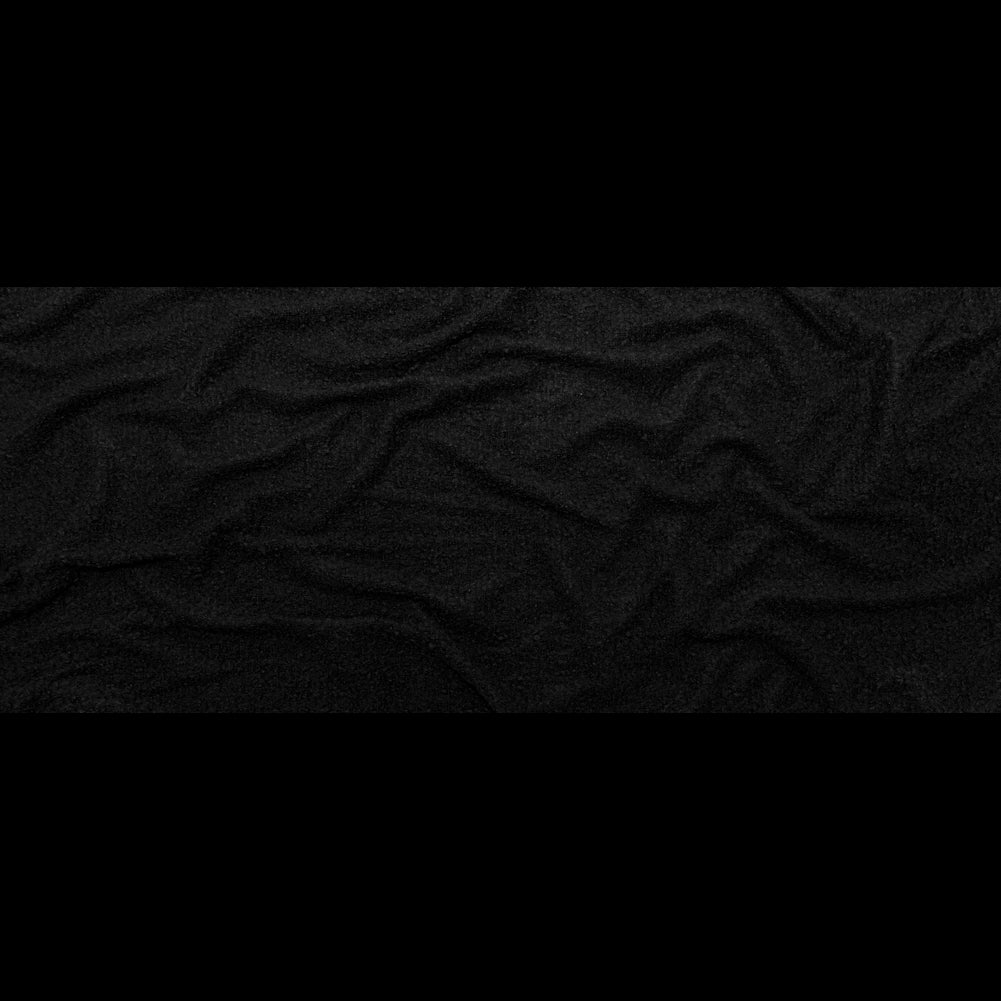 Black Boucled Blended Wool Knit Full