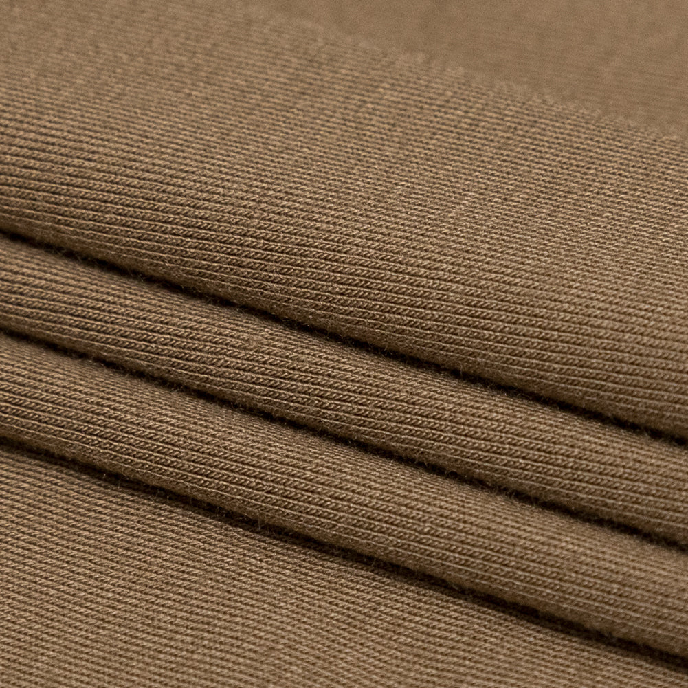Toasted Coconut Stretch Rayon Jersey Folded
