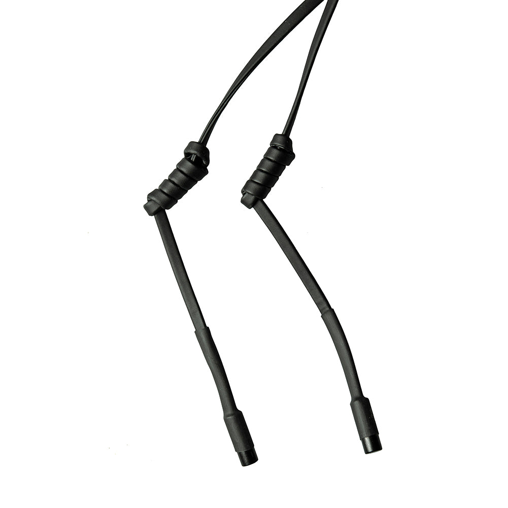 Italian Black Vinyl Drawstring - 49" Folded