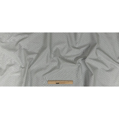 Premium Gray Circular Dandelions Cotton Shirting Full