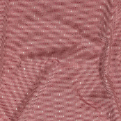 Premium Red Minute Checks Dobby Cotton Shirting