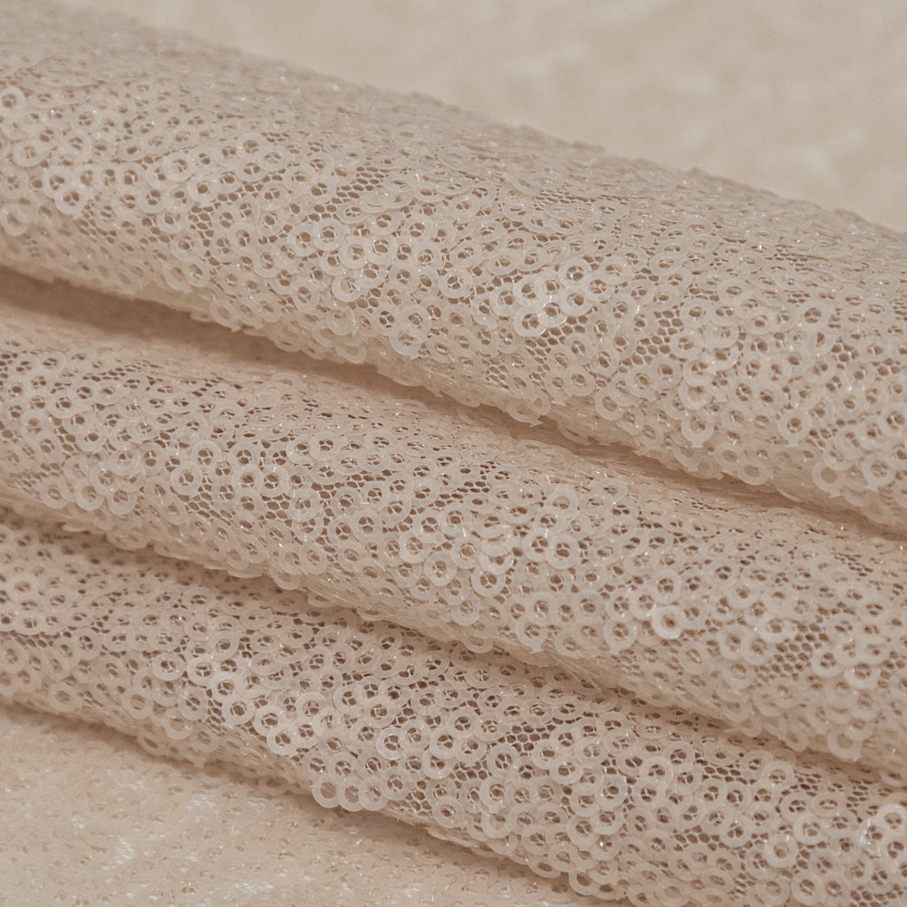 Frappe All-Over Baby Sequins on Mesh Detail