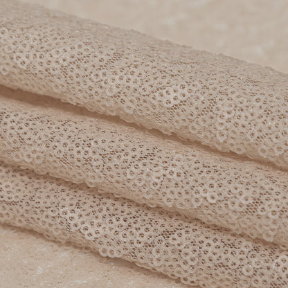 Frappe All-Over Baby Sequins on Mesh Detail