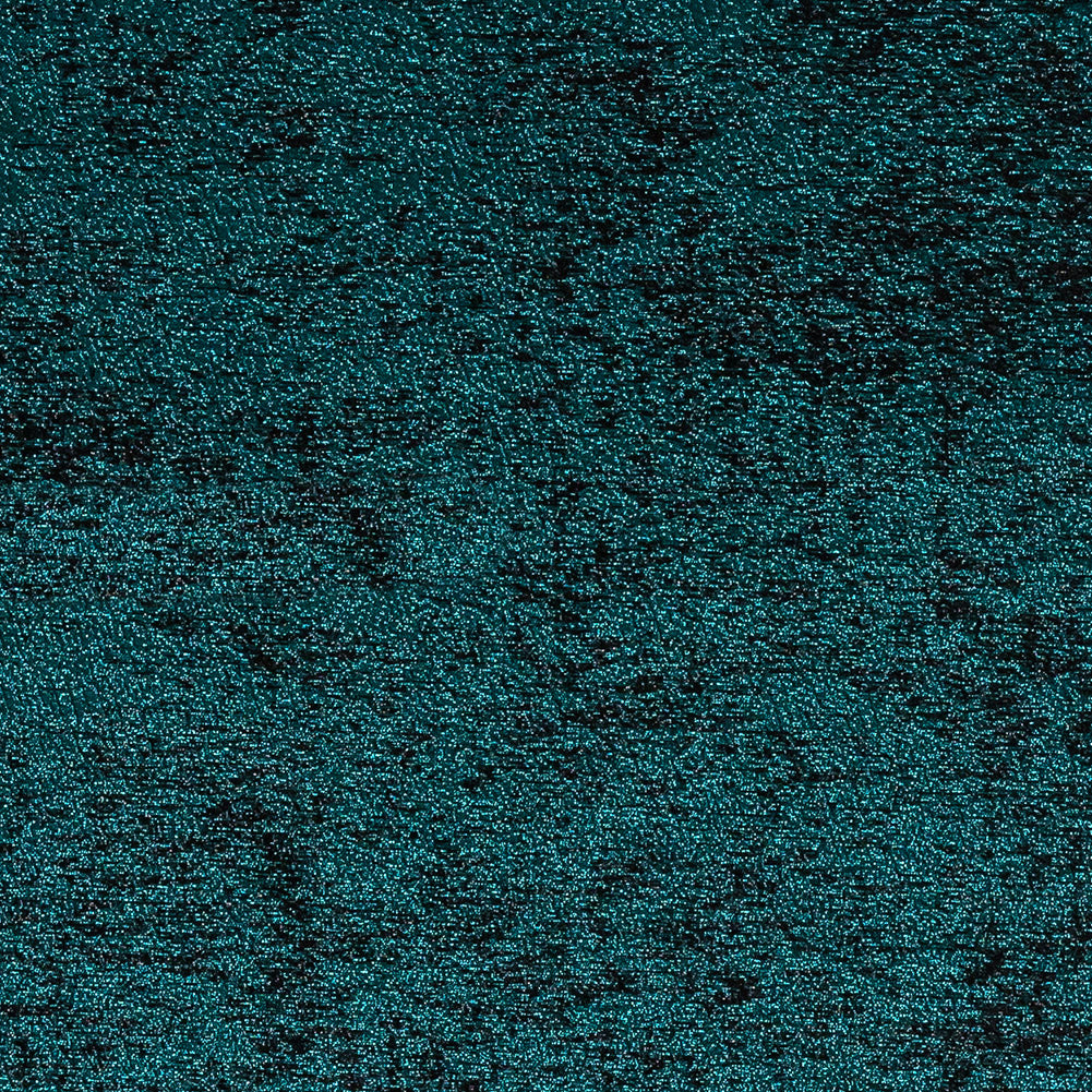 Metallic Teal and Wine Crackle Luxury Brocade Full