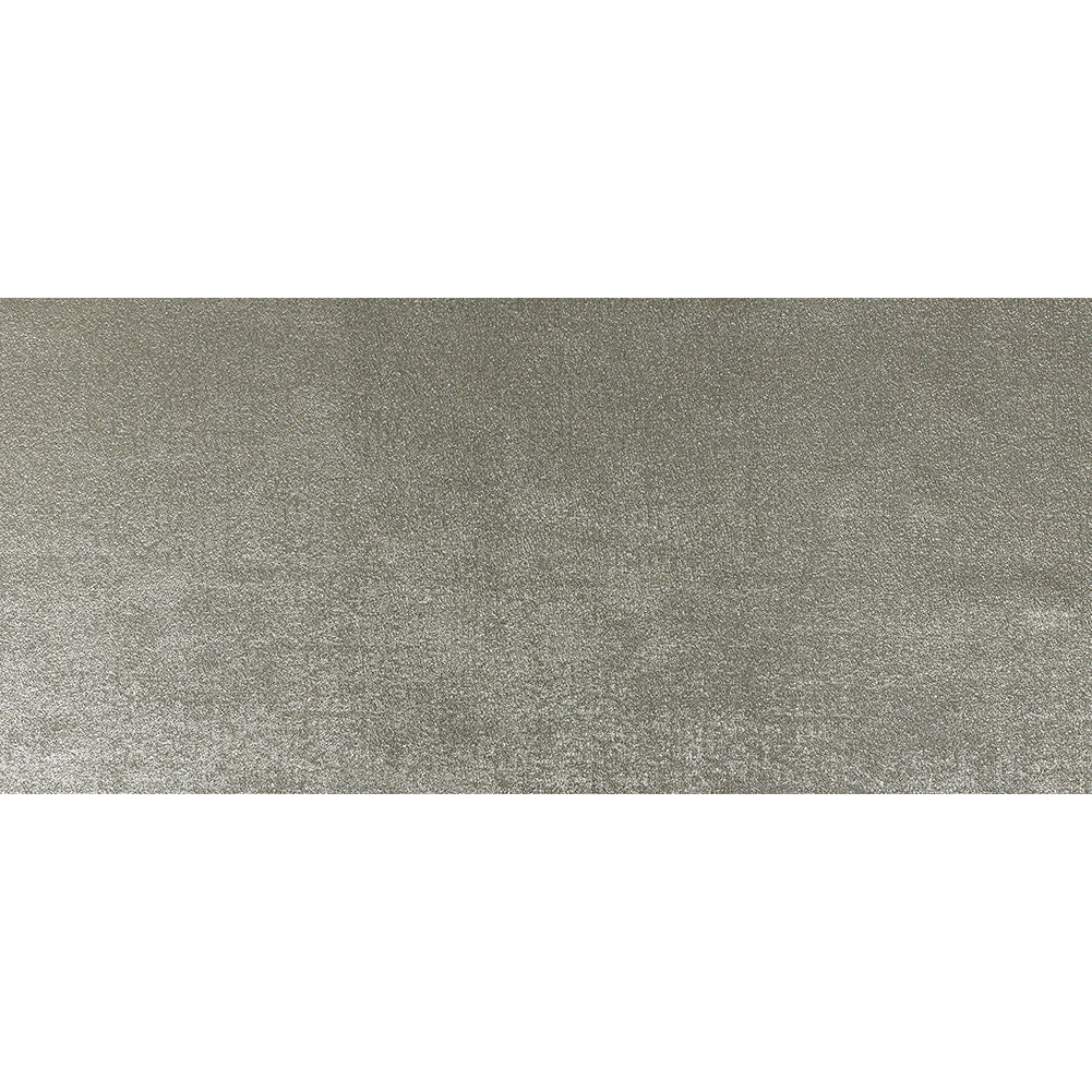 Metallic Pewter Crackle Luxury Brocade Folded