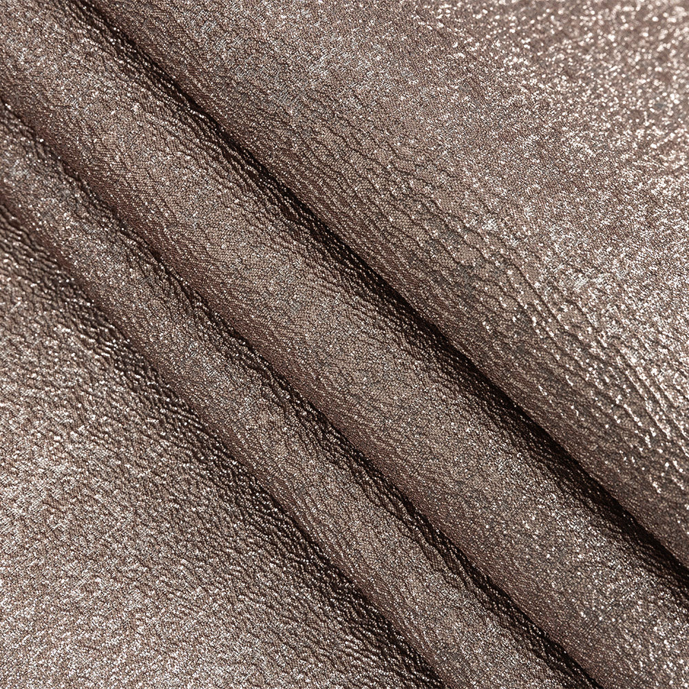 Metallic Rose Gold Crackle Luxury Brocade Detail