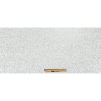 Metallic White Dimensional Scallops Brocade Folded