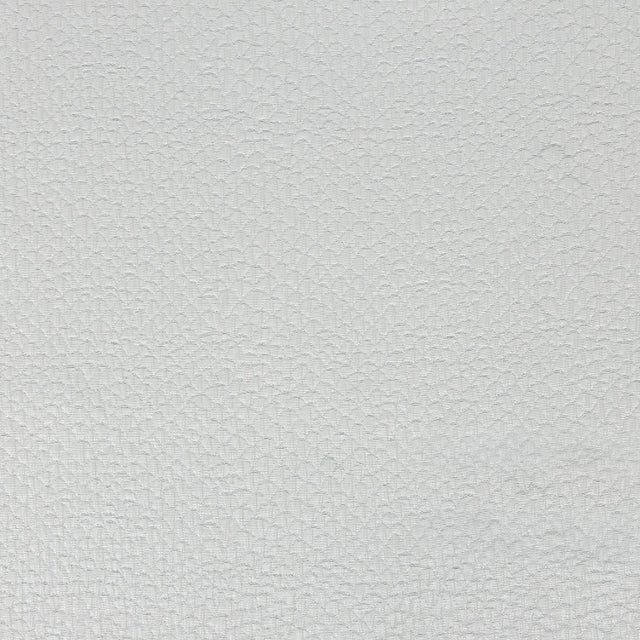 Metallic White Dimensional Scallops Brocade