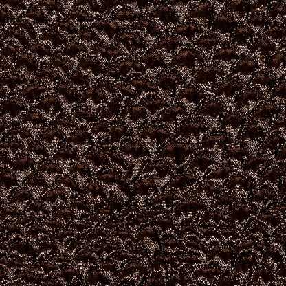 Metallic Fig Dimensional Scallops Brocade Full