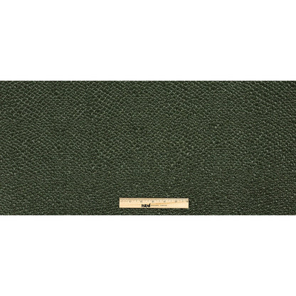 Metallic Green Dimensional Scallops Brocade Folded