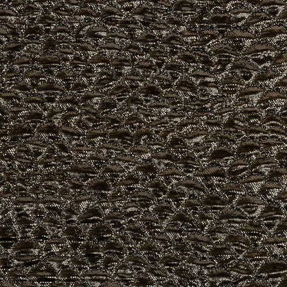 Metallic Copper Dimensional Scallops Brocade Full