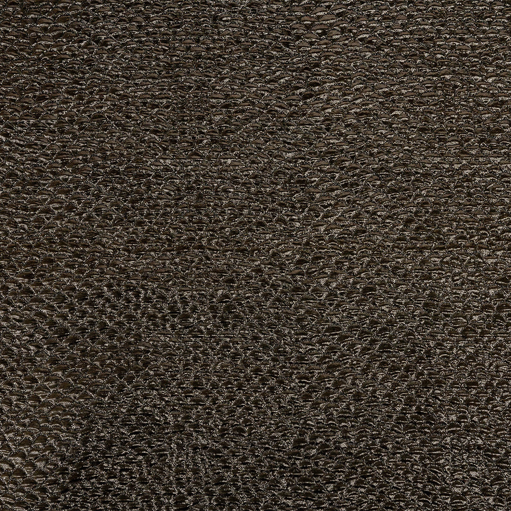 Metallic Copper Dimensional Scallops Brocade