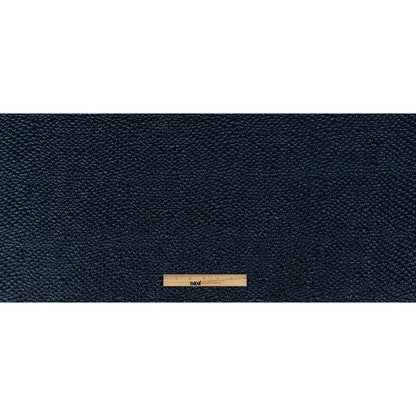 Metallic Navy Dimensional Scallops Brocade Folded