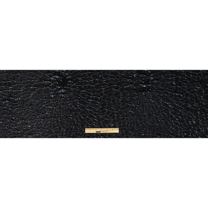 Metallic Black Abstract Luxury Brocade