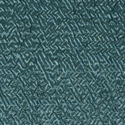 Capella Metallic Space Cadet Wavy Luxury Brocade