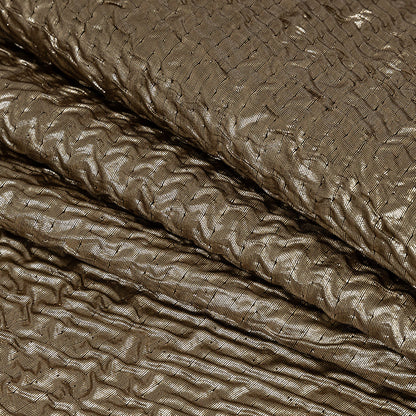 Capella Metallic Gold Wavy Luxury Brocade