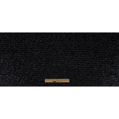 Capella Metallic Black Wavy Luxury Brocade