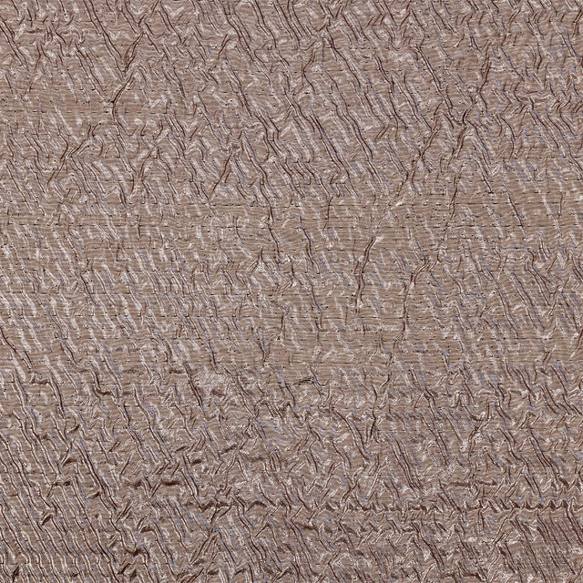 Capella Metallic Rose Gold Wavy Luxury Brocade