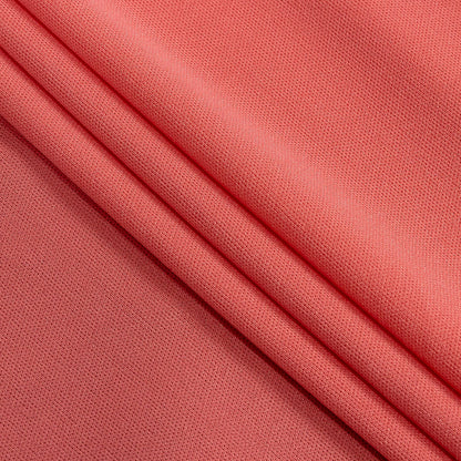 Polyester Pongee Knit Lining - Strawberry Pink - Luca Collection